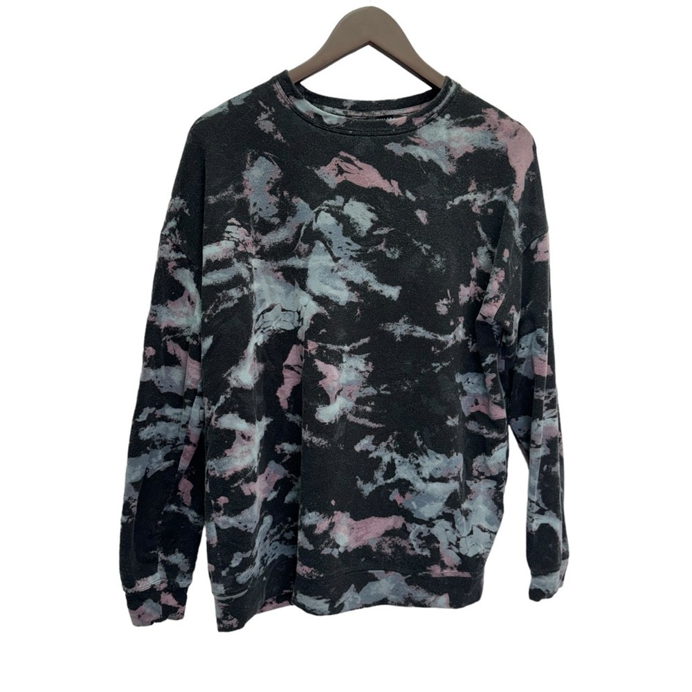 Athleta Black Multi colour Pullover Sweatshirt Long Sleeve Size S